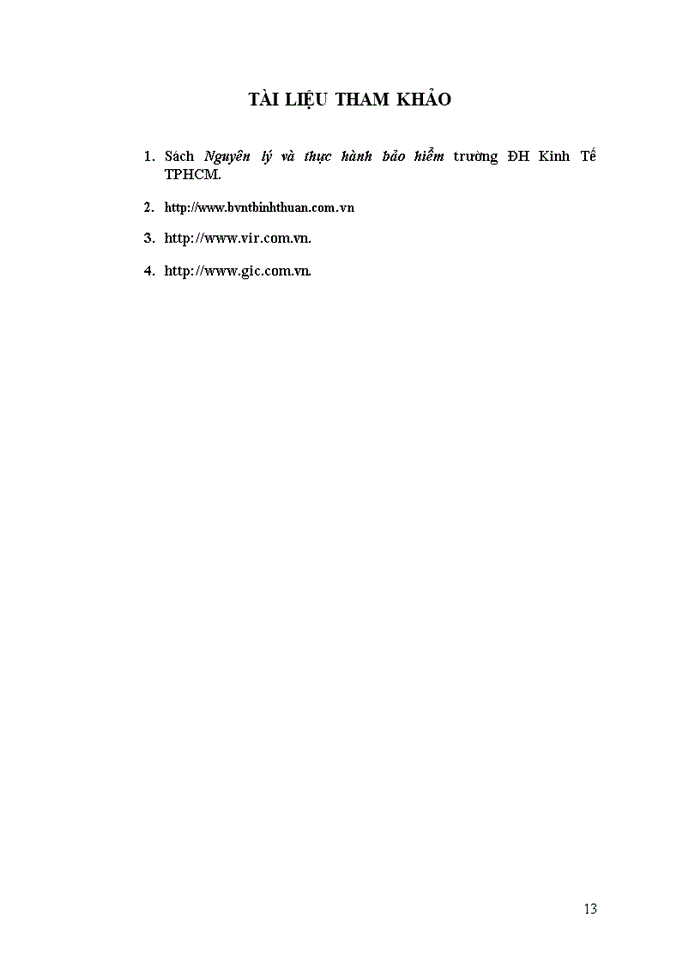 image for page Bảo hiểm nhân thọ VIỆT NAM