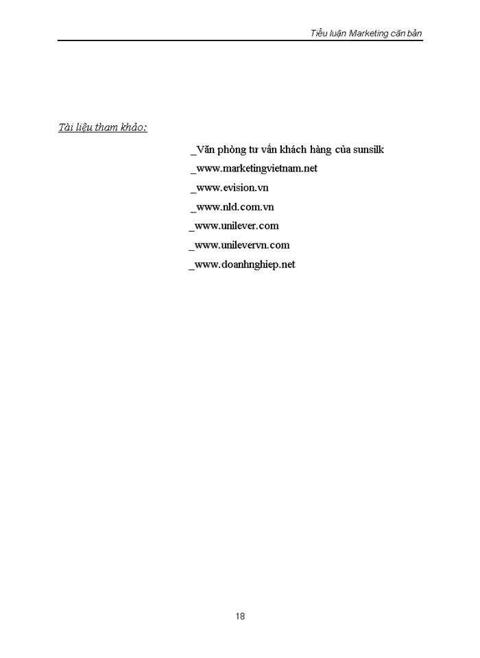 image for page Nghiên cứu khâu quảng cáo sản phẩm SUNSILK của tập đoàn UNILEVER với slogan “cuộc sống không chờ đợi"