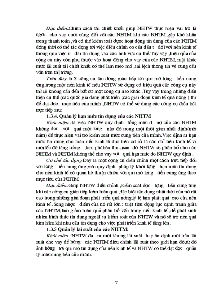 image for page Chính sách tiền tệ trong nền kinh tế thị trường