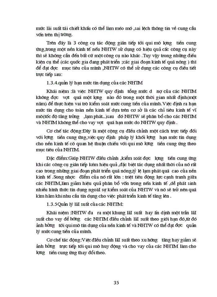 image for page Chính sách tiền tệ trong nền kinh tế thị trường