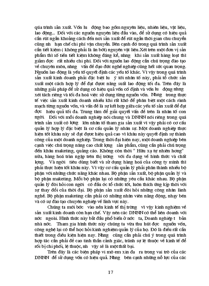 image for page Lý luận tuần hoàn và chu chuyển tư bản với việc sử dụng có hiệu quả các nguồn vốn trong doanh nghiệp của nhà nước