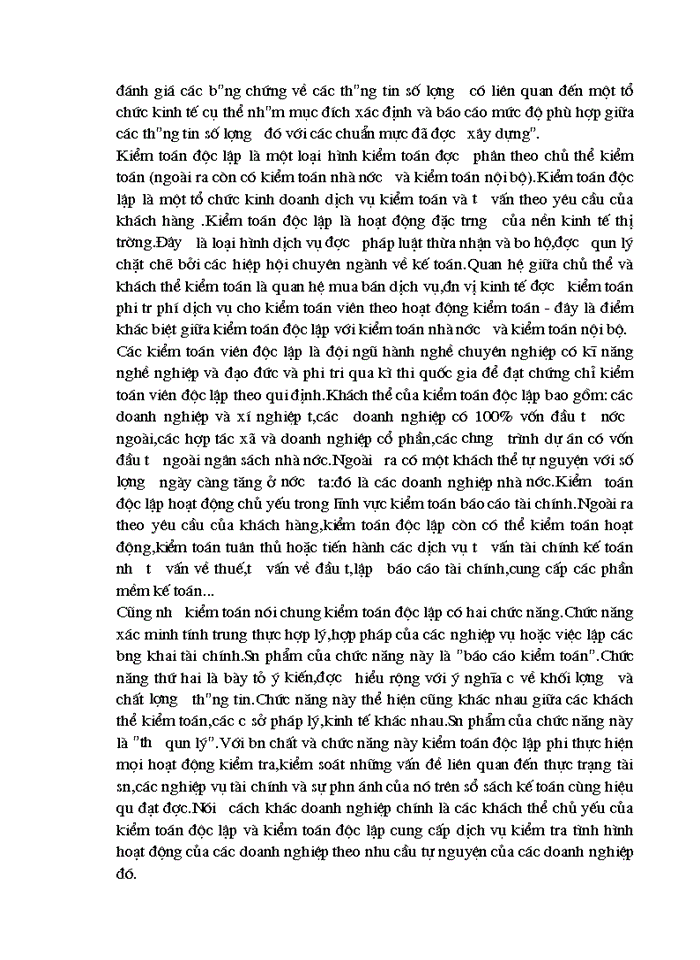 image for page Vai trò của kiểm toán độc lập trong việc kiểm tra,kiểm soát các doanh nghiệp Việt Nam hiện nay