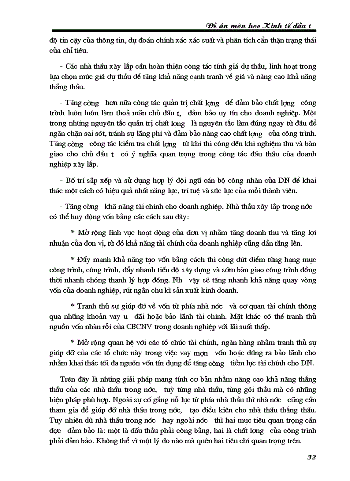 image for page Nâng cao khả năng thắng thầu của nhà thầu trong nước (Doanh nghiệp nhà nước) trong đấu thầu xây lắp quốc tế