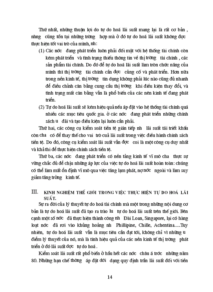 image for page Lãi suất và tự do lãi suất