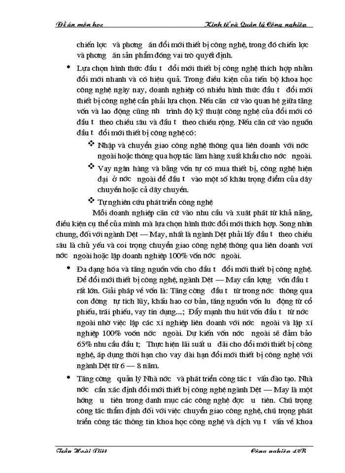 image for page Ngành Dệt May Việt Nam trên con đường hội nhập