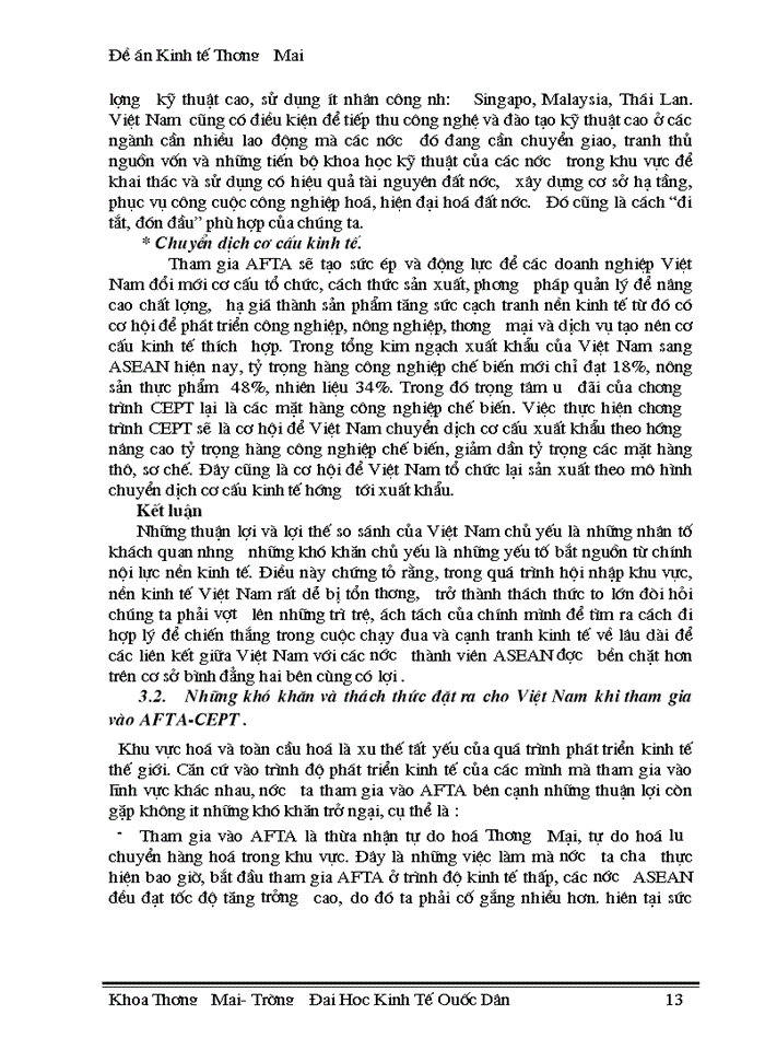 image for page Thúc đẩy xuất khẩu hàng hoá của Việt Nam trong điều kiện thực hiện lộ trình AFTA-CEPT