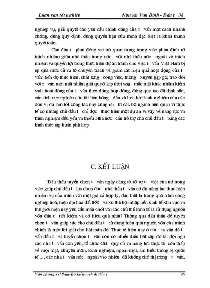 image for page Một số giải pháp nhằm nâng cao hiệu quả trong công tác đấu thầu tuyển chọn tư vấn hiện nay
