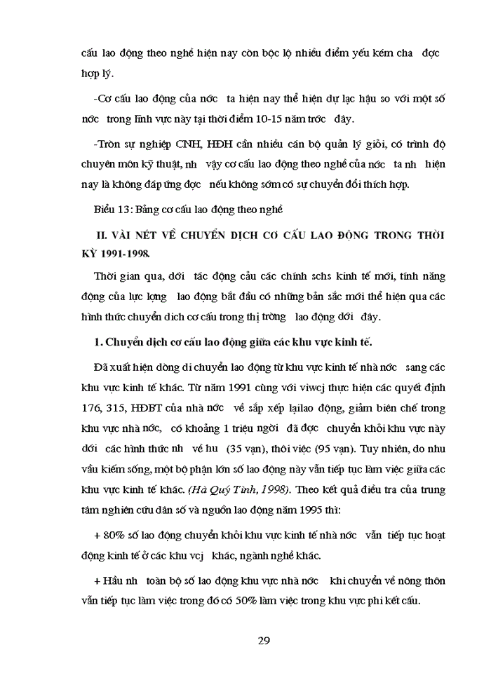 image for page Chuyển dịch cơ cấu lao động trong quá trình chuyển dịch cơ cấu kinh tế theo hướng công nghiệp hoá, hiện đại hoá: thực trạng và giải pháp