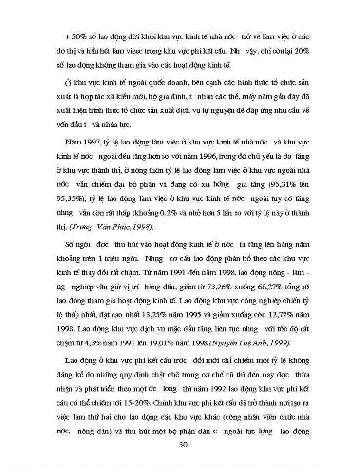 image for page Chuyển dịch cơ cấu lao động trong quá trình chuyển dịch cơ cấu kinh tế theo hướng công nghiệp hoá, hiện đại hoá: thực trạng và giải pháp
