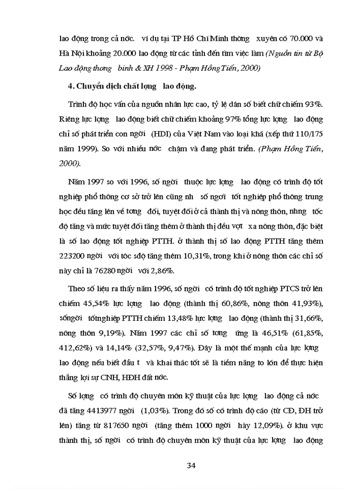image for page Chuyển dịch cơ cấu lao động trong quá trình chuyển dịch cơ cấu kinh tế theo hướng công nghiệp hoá, hiện đại hoá: thực trạng và giải pháp