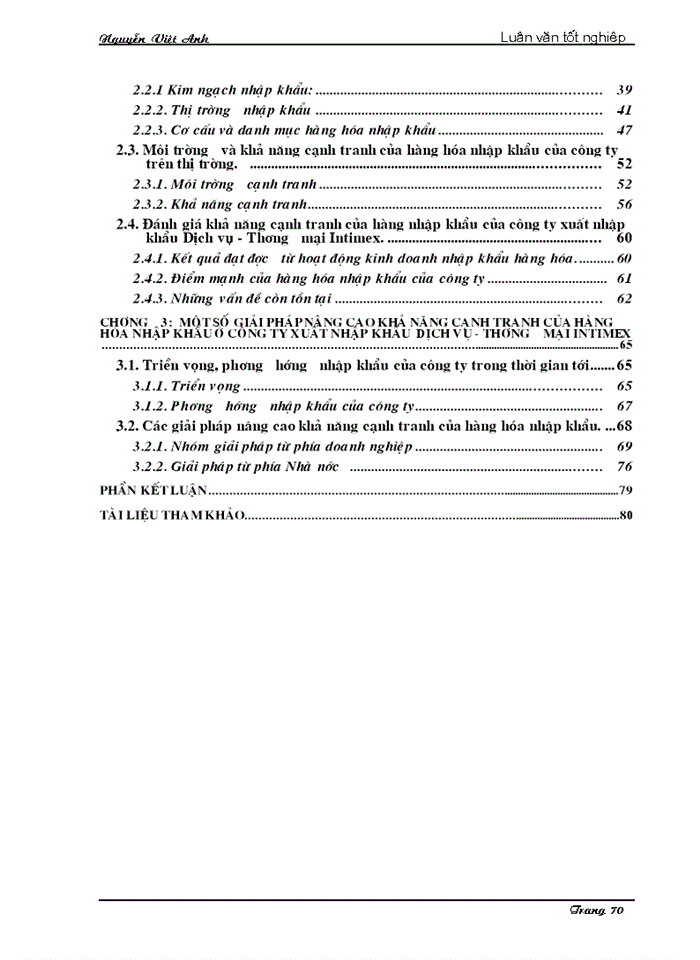 image for page Một số giải pháp chủ yếu nhằm nâng cao khả năng cạnh tranh của hàng hóa nhập khẩu ở công ty xuất nhập khẩu Dịch vụ - Thương mại Intimex
