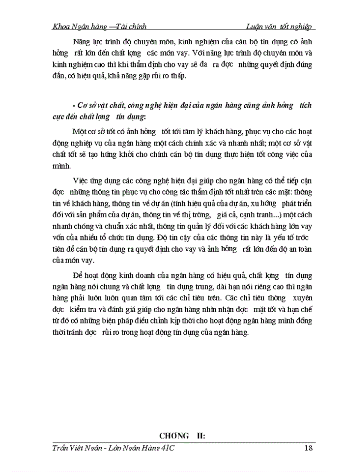 image for page Một số giải pháp nâng cao chất lượng tín dụng trung, dài hạn tại Ngân hàng Công thương Phúc Yên