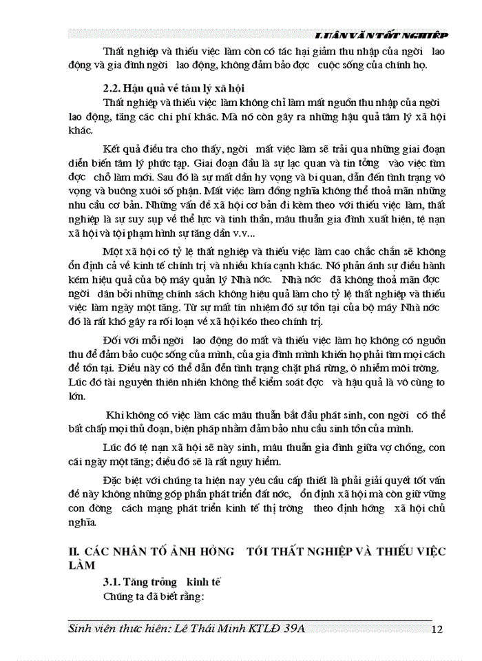 image for page Cơ sở lý luận của vấn đề thất nghiệp và thiếu việc làm
