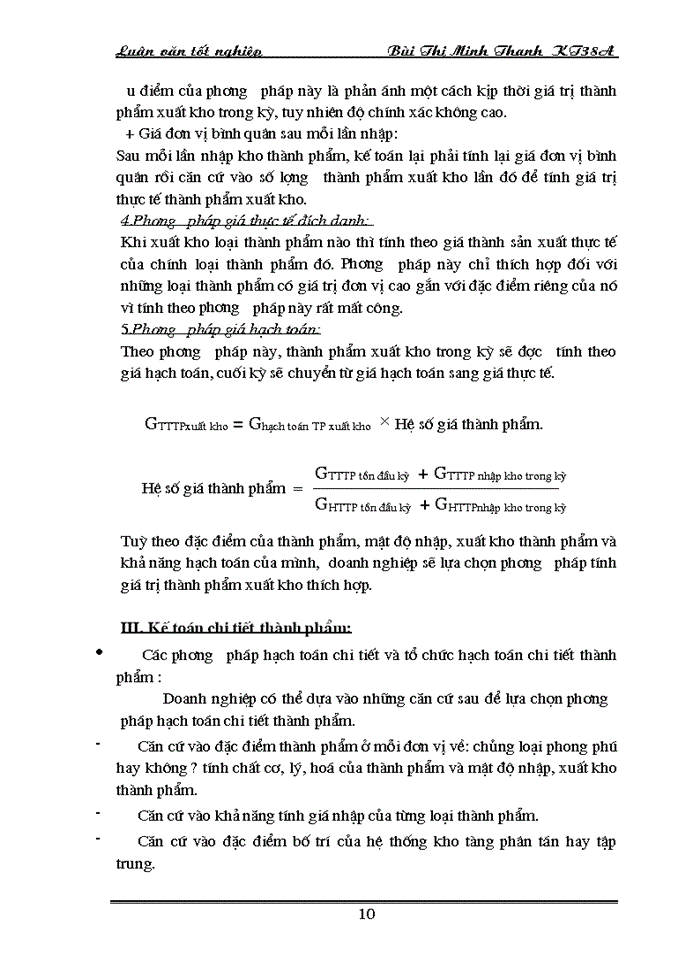 image for page Tổ chức hạch toán tiêu thụ thành phẩm và xác định kết quả tiêu thụ thành phẩm