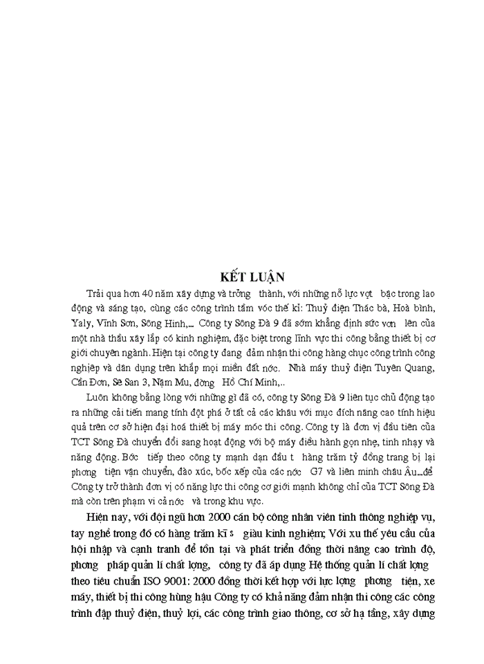 image for page Hoạt động sản xuất kinh doanh công ty sông đà 9 tổng công ty xây dựng sông đà.