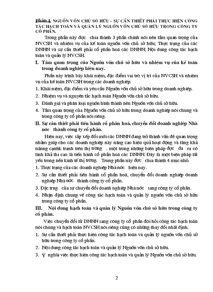 image for page Phương hướng thực hiện công tác hạch toán và quản lý Nguồn vốn chủ sở hữu tại công ty Vinafco khi chuyển sang công ty cổ phần