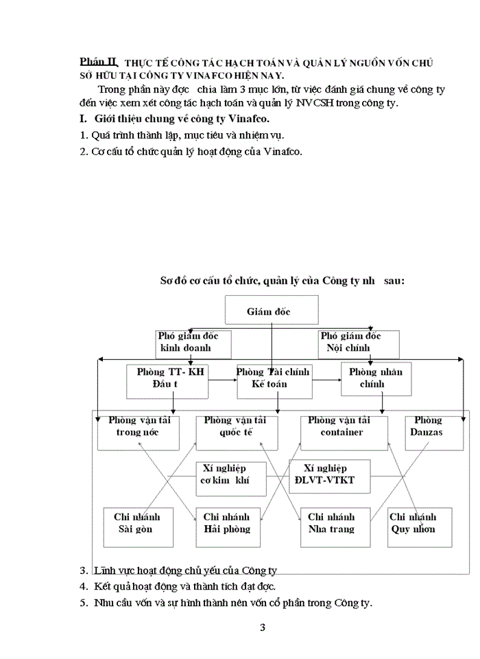 image for page Phương hướng thực hiện công tác hạch toán và quản lý Nguồn vốn chủ sở hữu tại công ty Vinafco khi chuyển sang công ty cổ phần