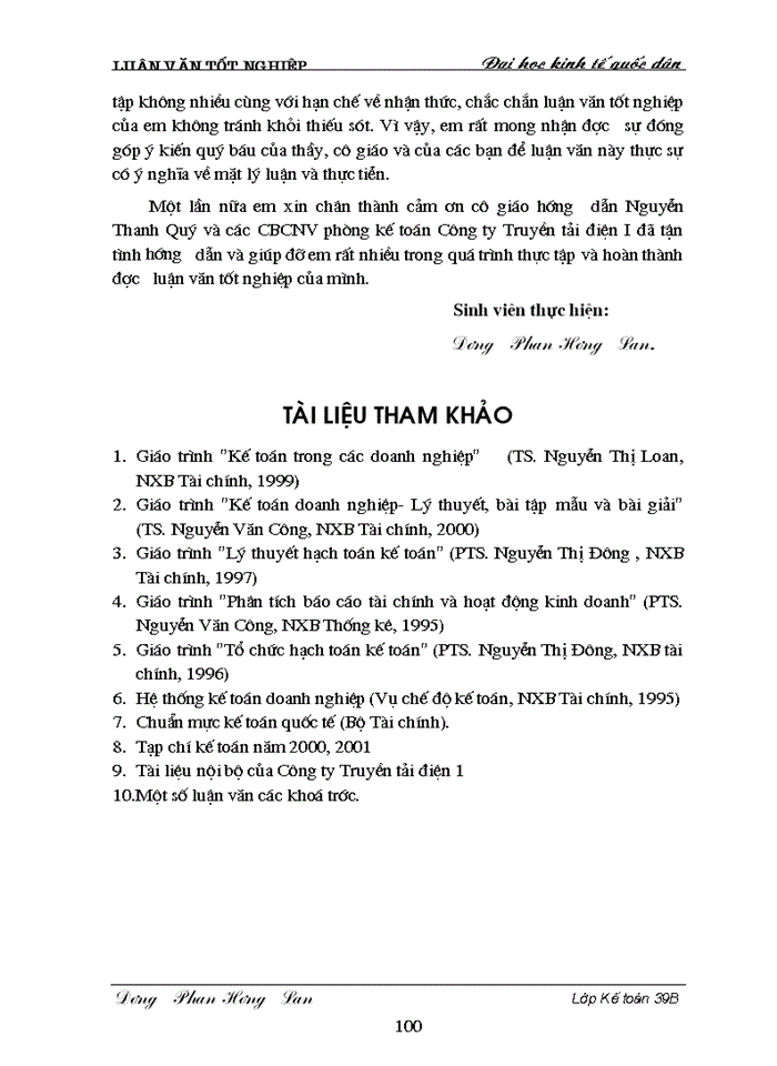 image for page Hoàn thiện hạch toán TSCĐ với việc nâng cao hiệu quả sử dụng TSCĐ tại Công ty Truyền tải điện I