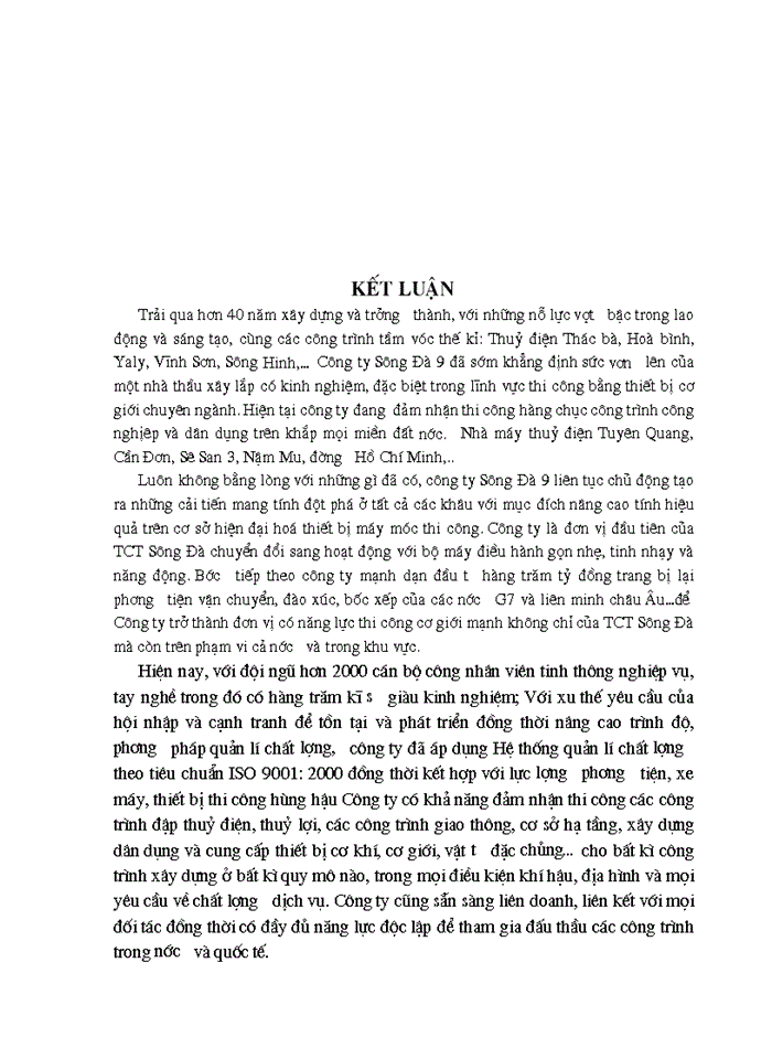 image for page Hoạt động sản xuất kinh doanh công ty sông đà 9 tổng công ty xây dựng sông đà