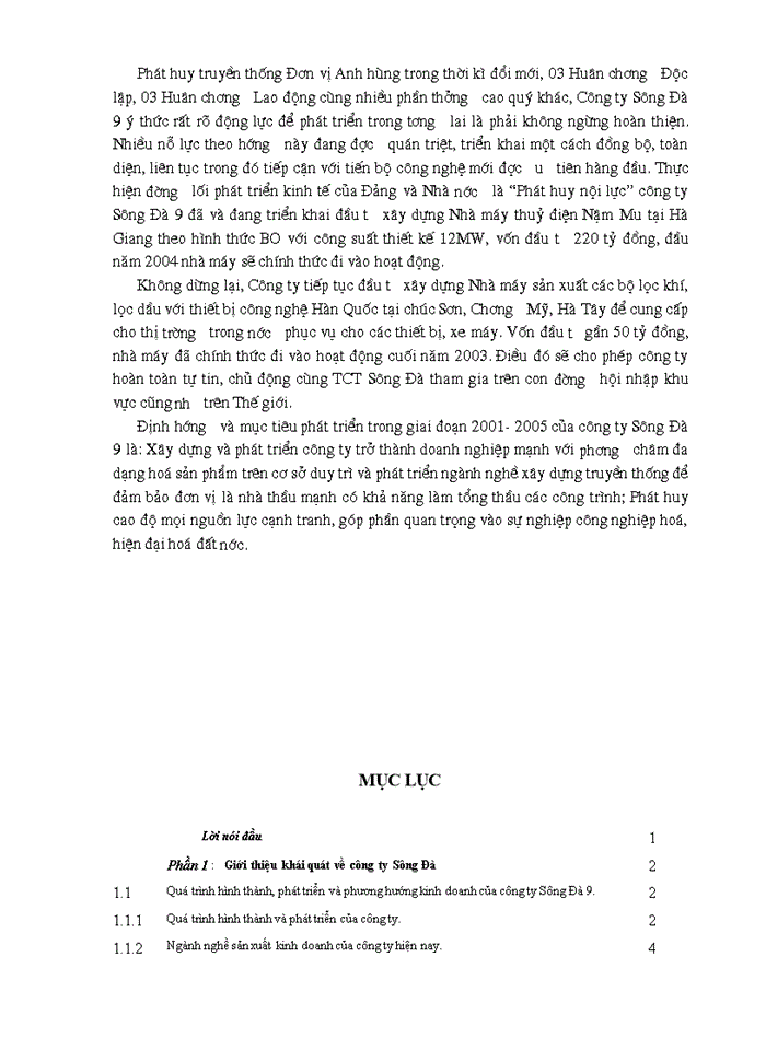 image for page Hoạt động sản xuất kinh doanh công ty sông đà 9 tổng công ty xây dựng sông đà