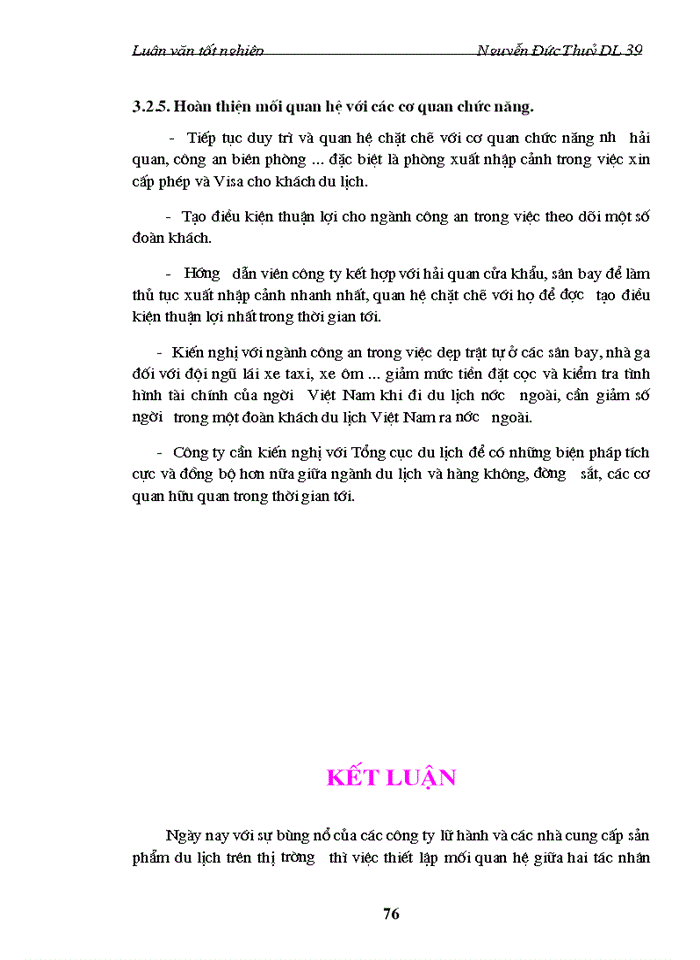 image for page Quan hệ với các nhà cung cấp ở Hà Nội của công ty điều hành hướng dẫn du lịch Vinatour, thực trạng và giải pháp