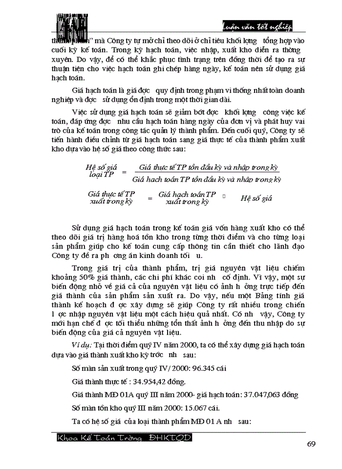 image for page Hoàn thiện công tác hạch toán tiêu thụ thành phẩm và xác định kết quả tiêu thụ tại Công ty cổ phần Dệt 10/10