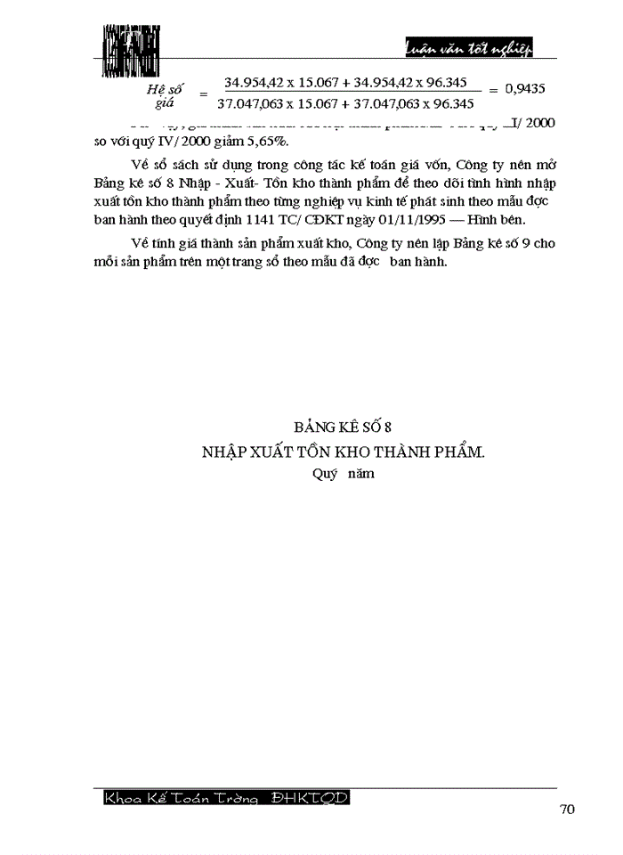 image for page Hoàn thiện công tác hạch toán tiêu thụ thành phẩm và xác định kết quả tiêu thụ tại Công ty cổ phần Dệt 10/10