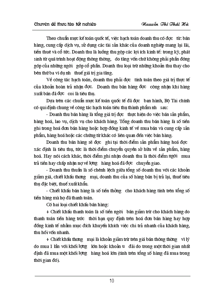 image for page Hoàn thiện hạch toán tiêu thụ thành phẩm và xác định kết quả tiêu thụ thành phẩm tại Công ty Dệt - May Hà Nội