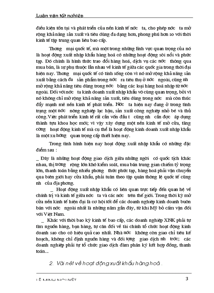 image for page Hoàn thiện tổ chức hạch toán các hoạt động xuất khẩu hàng hoá với việc nâng cao hiệu quả kinh doanh tại Công ty XNK tổng hợp và chuyển giao công nghệ VN