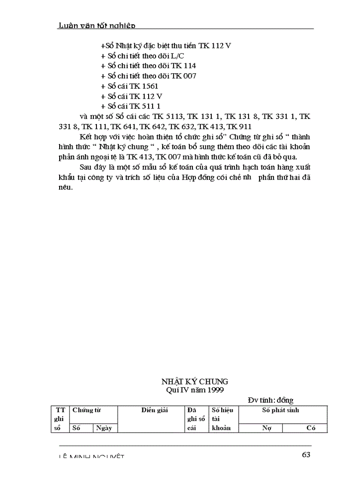 image for page Hoàn thiện tổ chức hạch toán các hoạt động xuất khẩu hàng hoá với việc nâng cao hiệu quả kinh doanh tại Công ty XNK tổng hợp và chuyển giao công nghệ VN