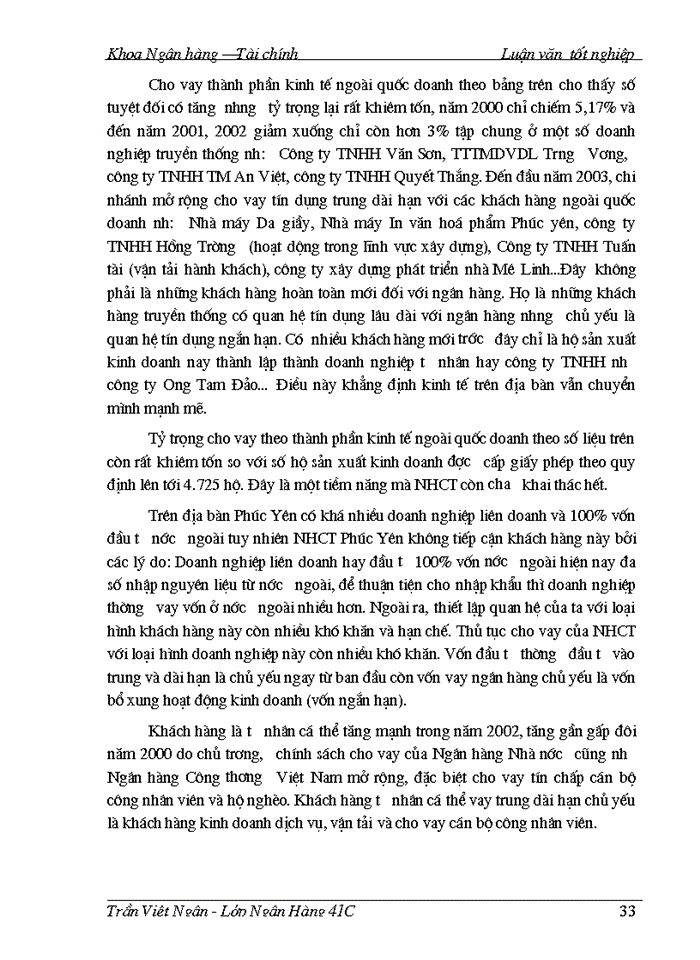 image for page Một số giải pháp nâng cao chất lượng tín dụng trung, dài hạn tại Ngân hàng Công thương Phúc Yên