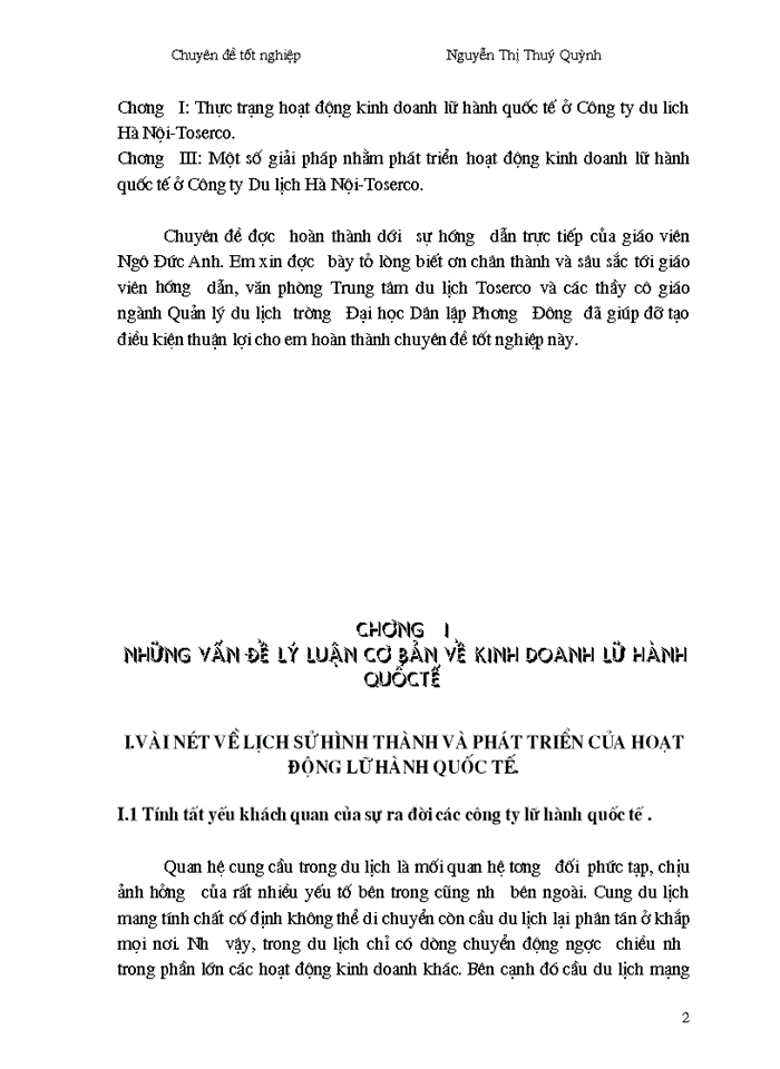 image for page Một số giải pháp nhằm phát triển hoạt động kinh doanh lữ hành quốc tế tại Công ty Du lịch Hà Nội-Toserco