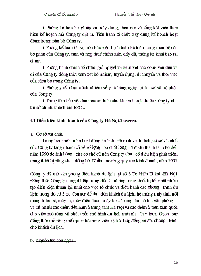 image for page Một số giải pháp nhằm phát triển hoạt động kinh doanh lữ hành quốc tế tại Công ty Du lịch Hà Nội-Toserco