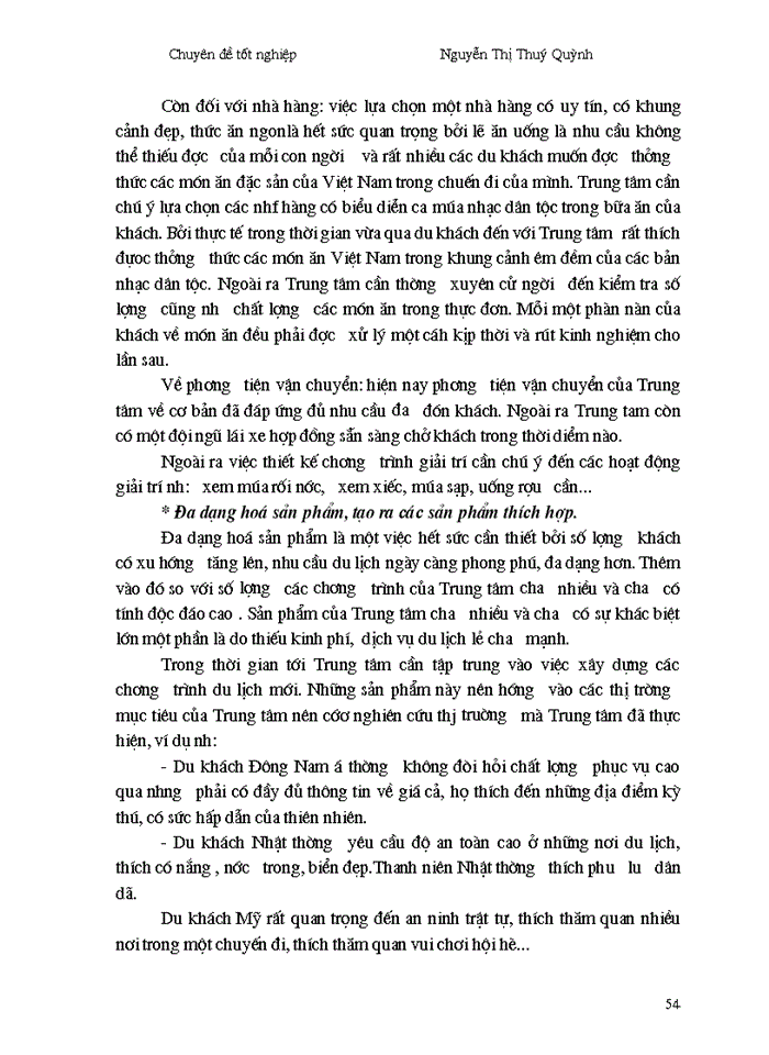 image for page Một số giải pháp nhằm phát triển hoạt động kinh doanh lữ hành quốc tế tại Công ty Du lịch Hà Nội-Toserco