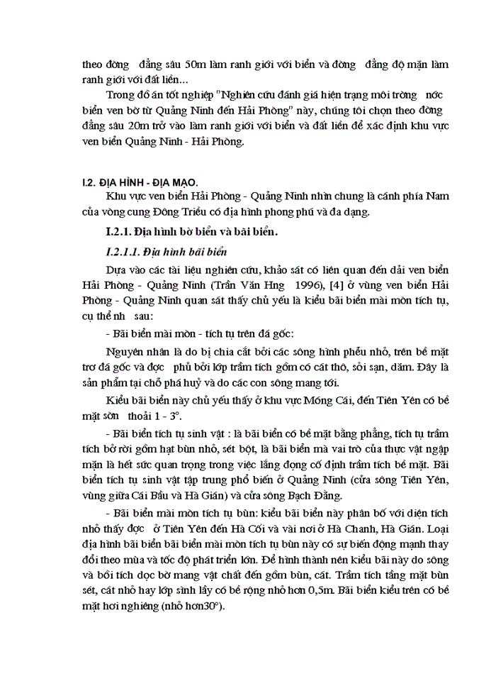 image for page Nghiên cứu đánh giá hiện trạng môi trường nước biển ven bờ khu vực từ quảng ninh đến cửa sông thái bình