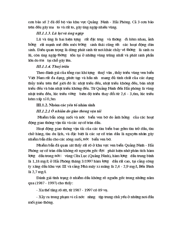 image for page Nghiên cứu đánh giá hiện trạng môi trường nước biển ven bờ khu vực từ quảng ninh đến cửa sông thái bình