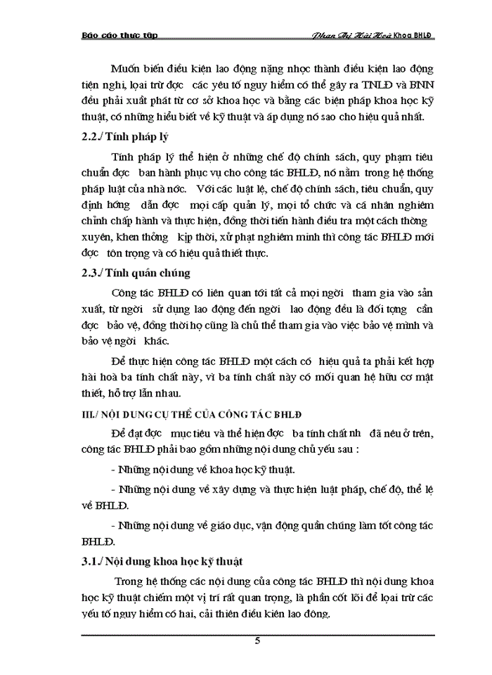 Công ty xây lắp - thi công cơ giới Sông Đà 9 để tìm hiểu thực trạng về công tác BHLĐ trong lao động