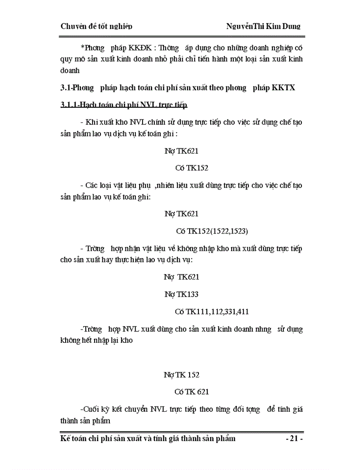 image for page Kế toán tập hợp chi phí và giá thành sản phẩm của công ty nhựa cao cấp Hàng Không