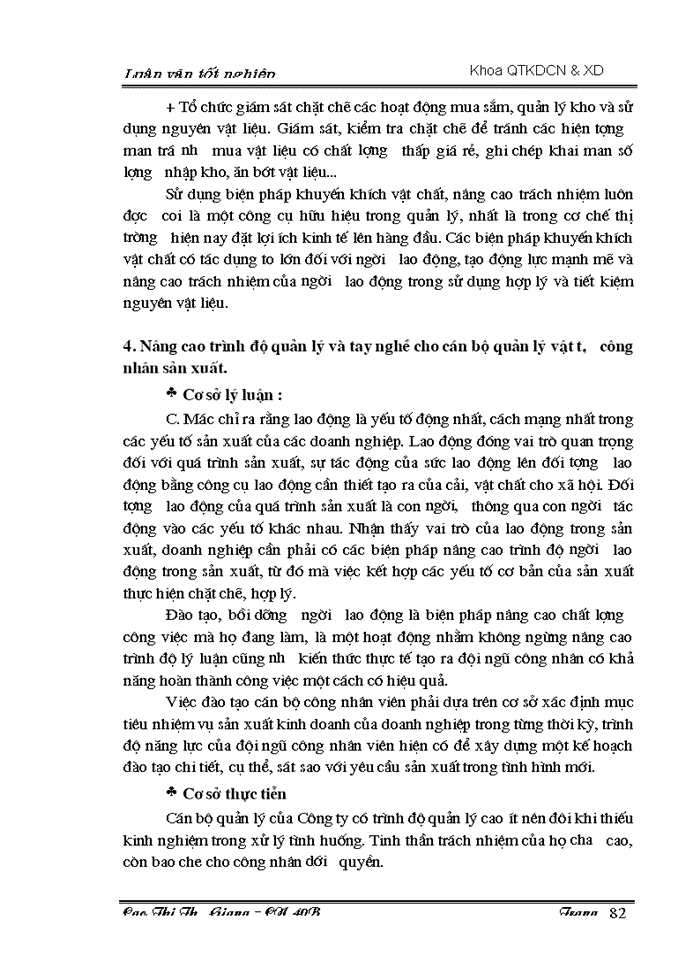 image for page Một số biện pháp nhằm sử dụng hợp lý và tiết kiệm nguyên vật liệu tại Công ty Cổ phần đầu tư xây dựng và sản xuất vật liệu Nam Thắng