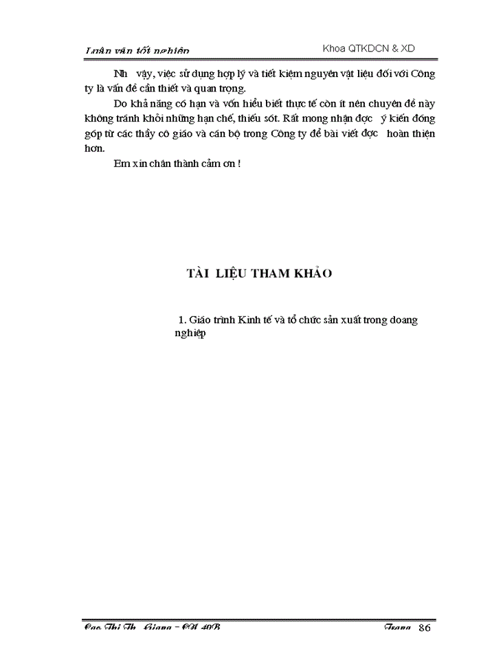 image for page Một số biện pháp nhằm sử dụng hợp lý và tiết kiệm nguyên vật liệu tại Công ty Cổ phần đầu tư xây dựng và sản xuất vật liệu Nam Thắng