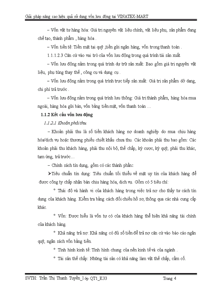 image for page Giải pháp nâng cao hiệu quả sử dụng vốn lưu động tại công ty tnhh một thành viên thương mại thời trang dệt may việt nam