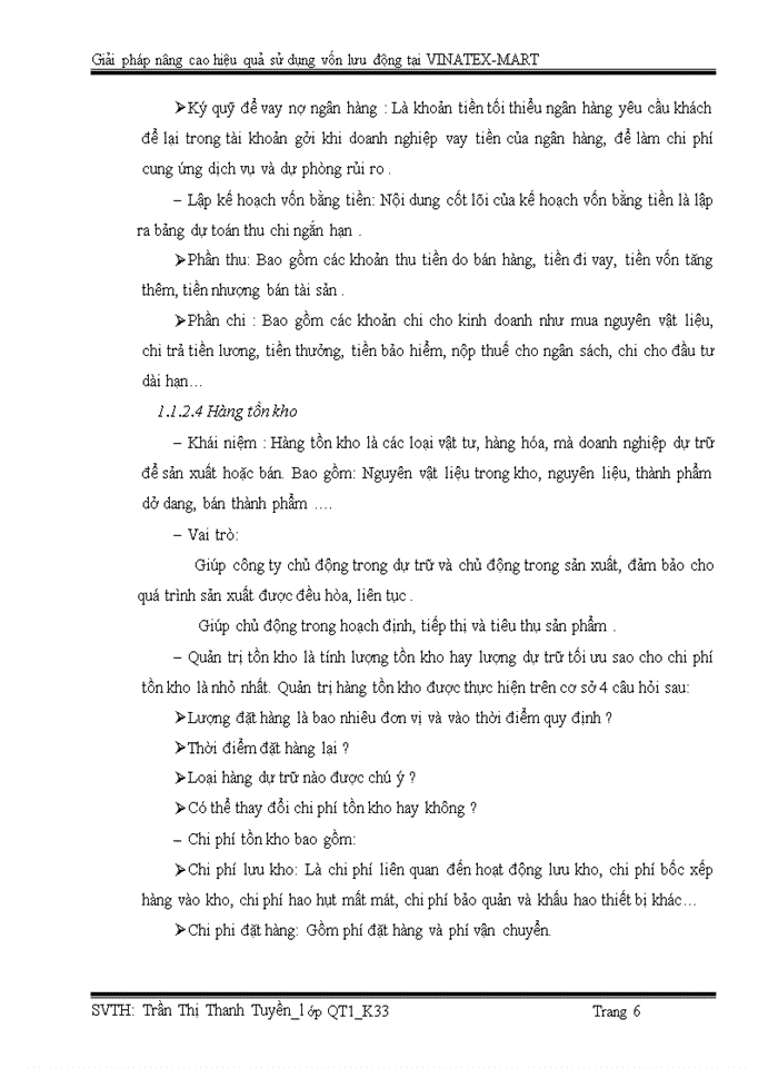 image for page Giải pháp nâng cao hiệu quả sử dụng vốn lưu động tại công ty tnhh một thành viên thương mại thời trang dệt may việt nam