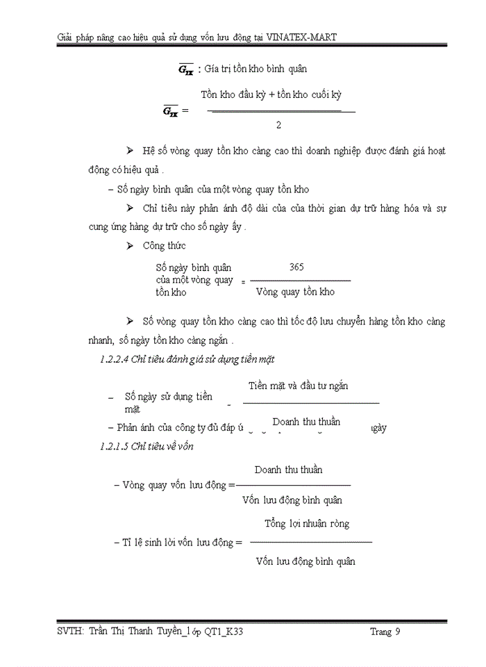 image for page Giải pháp nâng cao hiệu quả sử dụng vốn lưu động tại công ty tnhh một thành viên thương mại thời trang dệt may việt nam