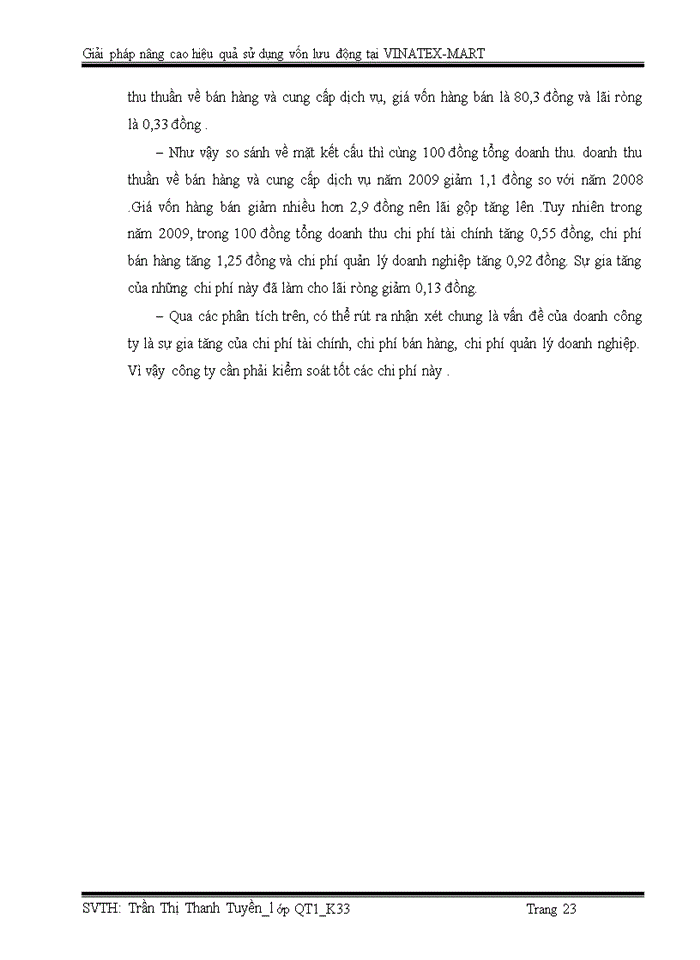 image for page Giải pháp nâng cao hiệu quả sử dụng vốn lưu động tại công ty tnhh một thành viên thương mại thời trang dệt may việt nam
