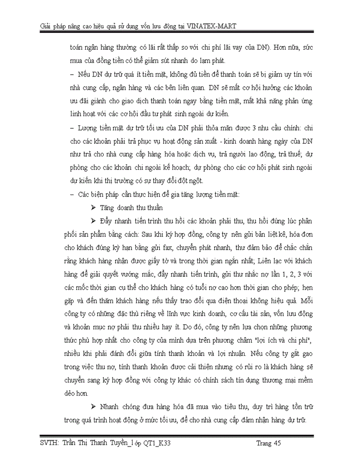 image for page Giải pháp nâng cao hiệu quả sử dụng vốn lưu động tại công ty tnhh một thành viên thương mại thời trang dệt may việt nam