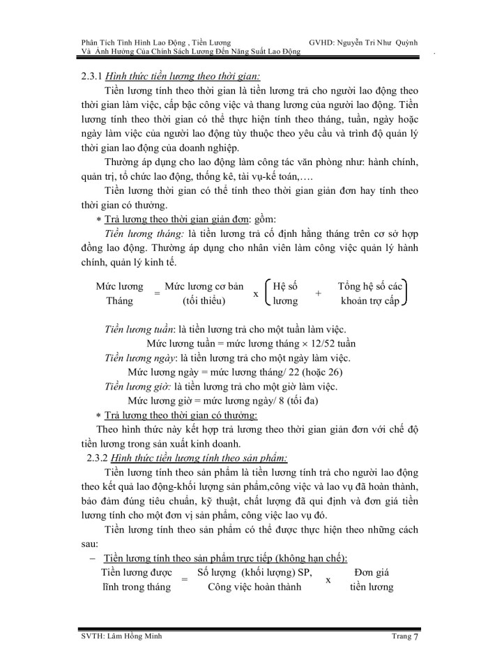 image for page Phân tích tình hình lao động, tiền lương và ảnh hướng chính sách lương đối với lao động
