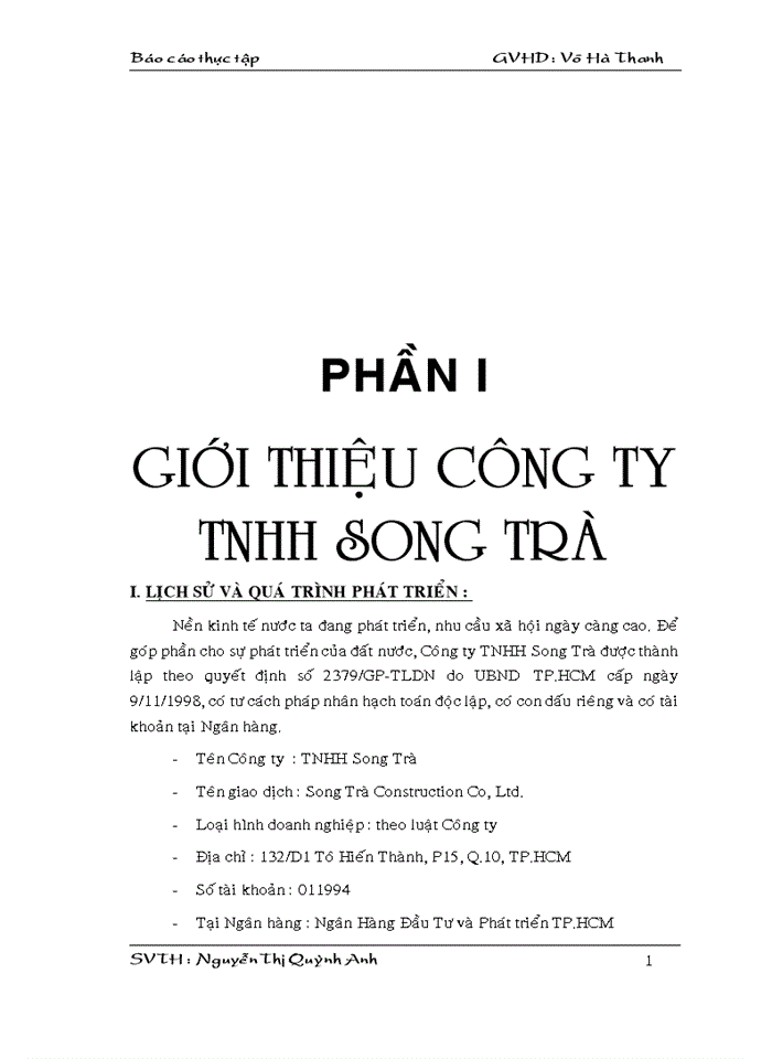 Kế toán vốn bằng tiền & các khoản nợ phải thu