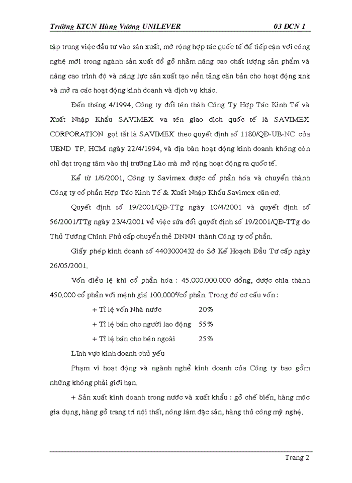 image for page Báo cáo thực tập tốt nghiệp niên khóa 2003 – 2005