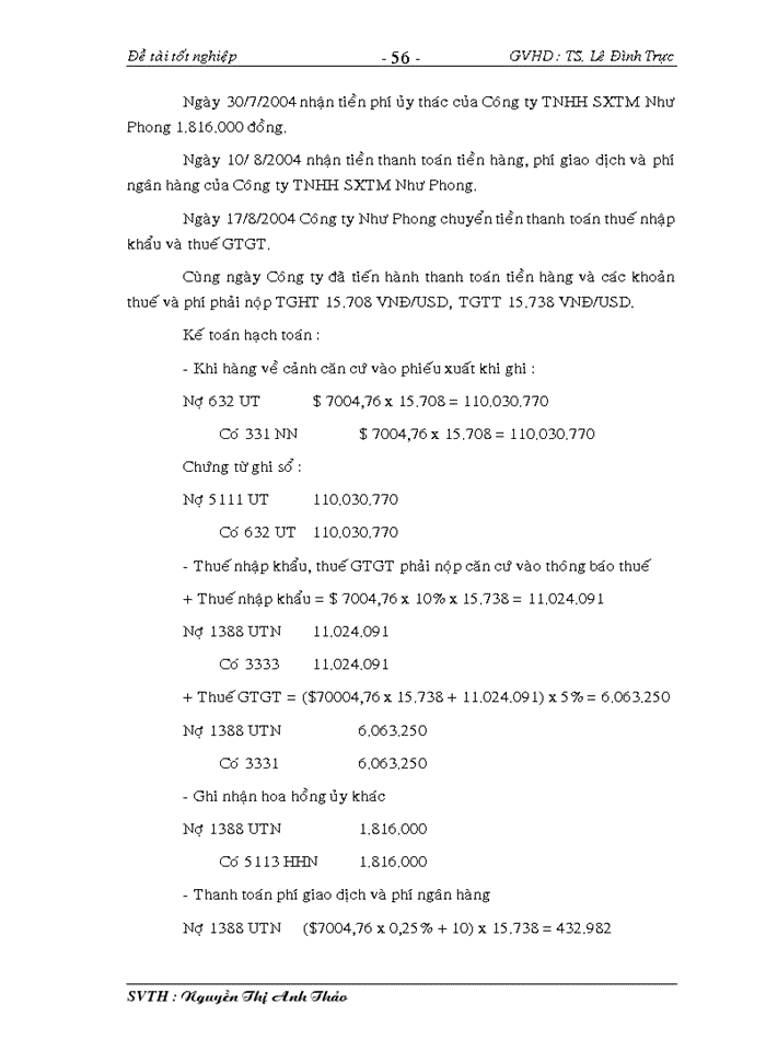 image for page Kế toán lưu chuyển hàng hoá tại Công ty TNHH TM-DV Hồng Phước
