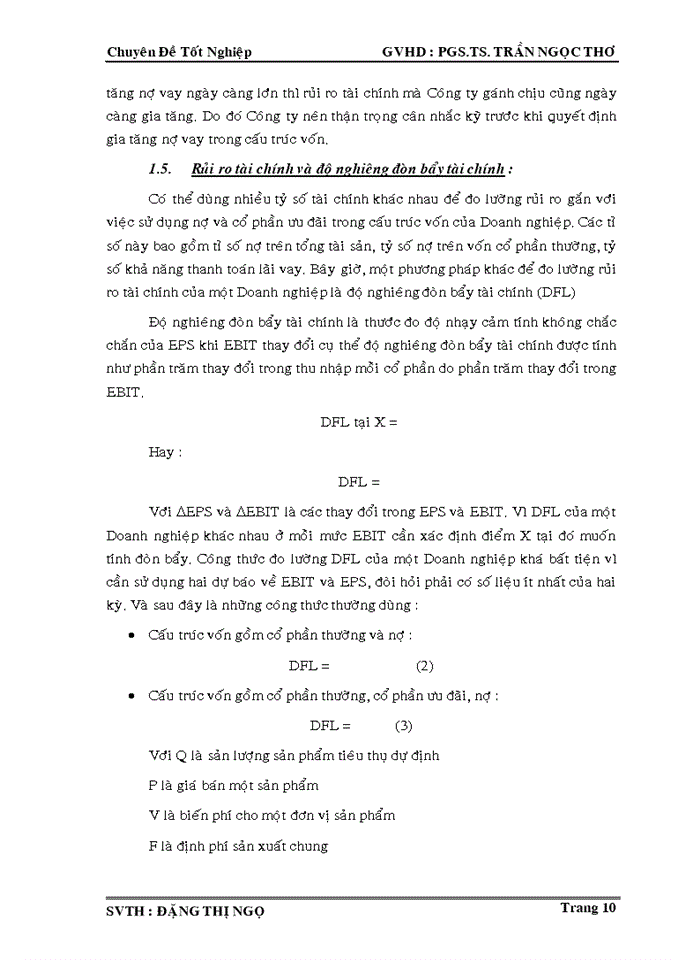 image for page Thiết lập cấu trúc vốn và các biện pháp giảm thấp chi phí sử dụng vốn tại công ty cổ phần cảng rau quả